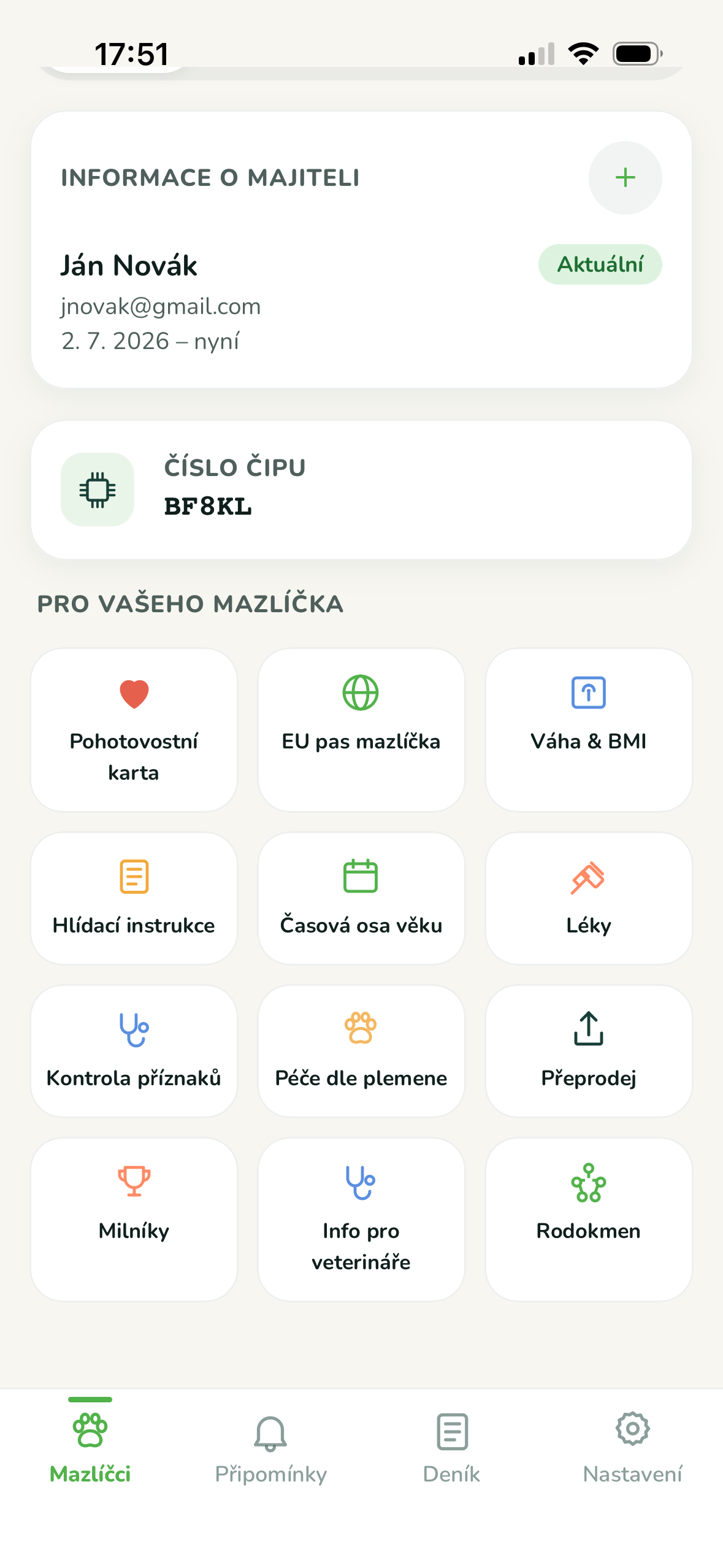 Veterinární průkaz screenshot 4