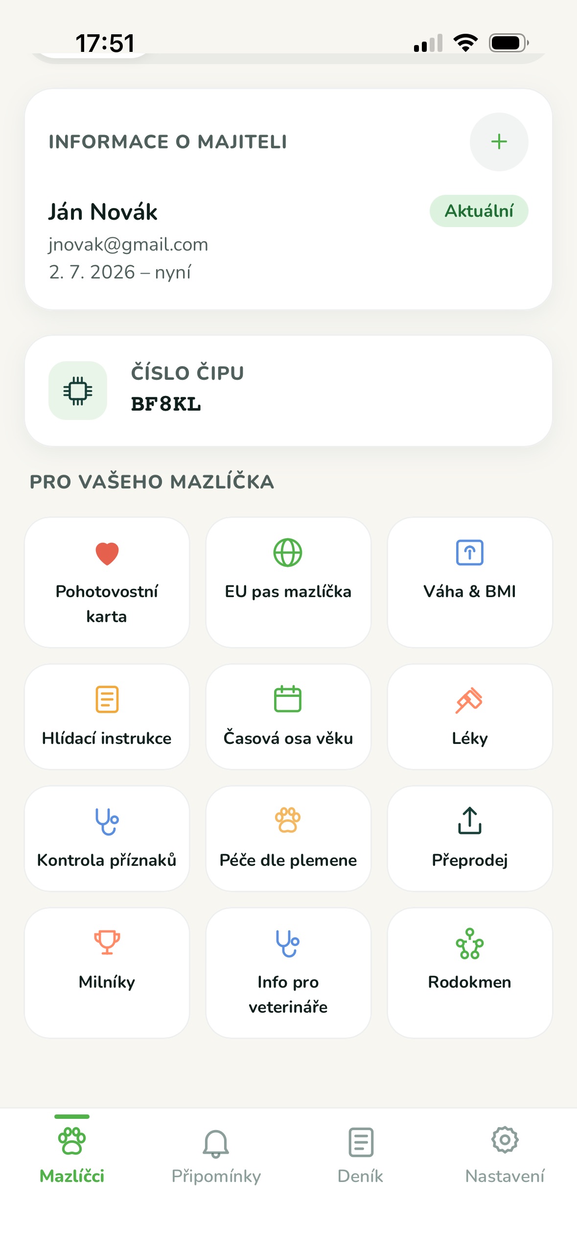 Screenshot 4 of Veterinární průkaz