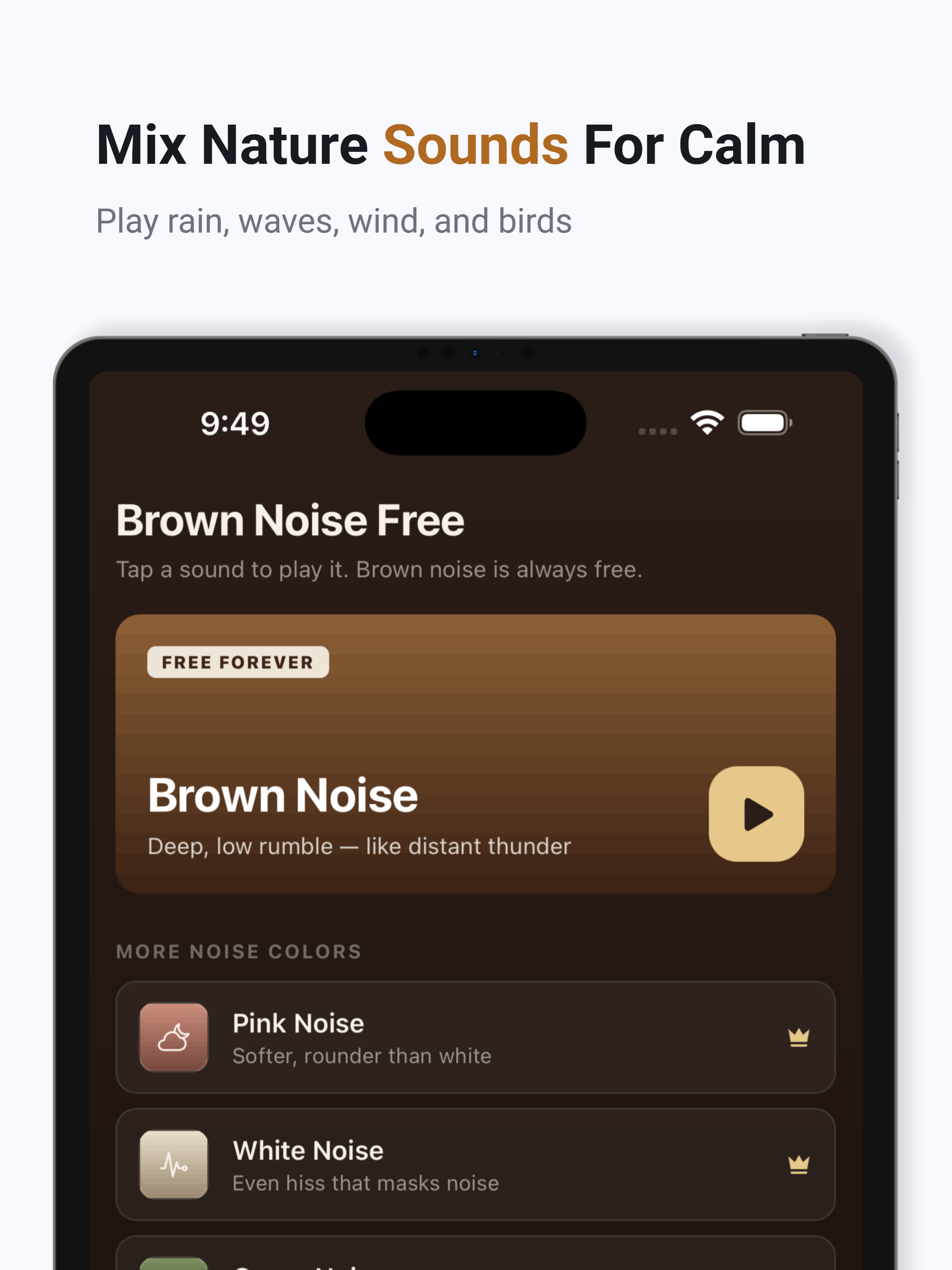 Brown Noise For Sleep: Relax screenshot 11