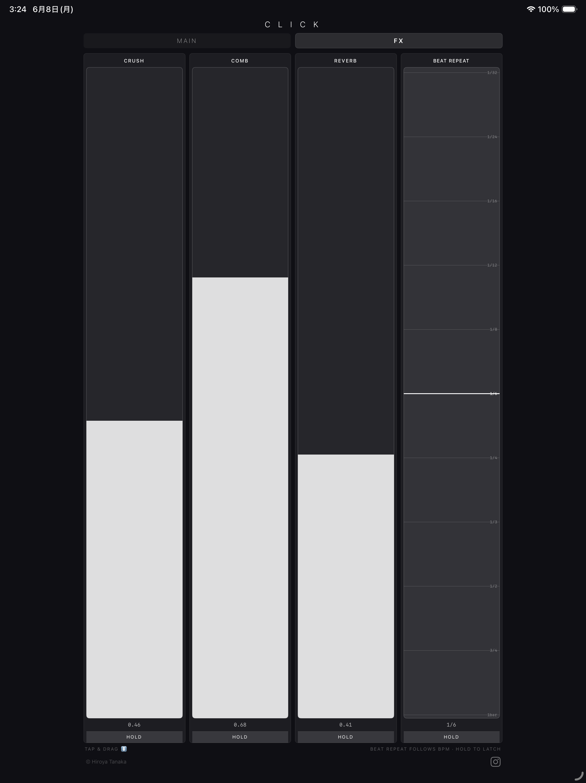 CLICK(weather drum machine) screenshot 4