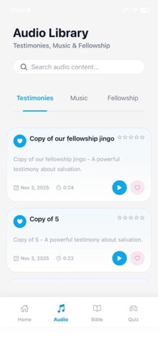 Our Fellowship Family screenshot
