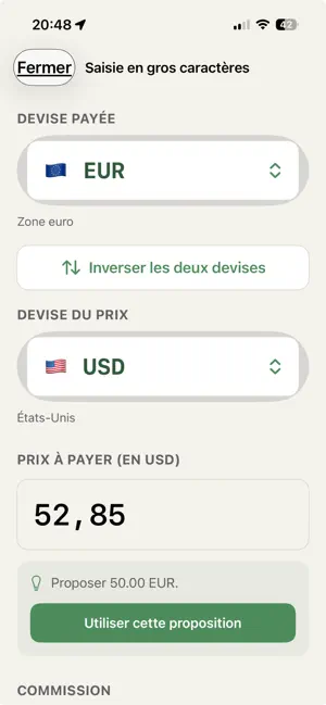 RenduMonnaie screenshot 4