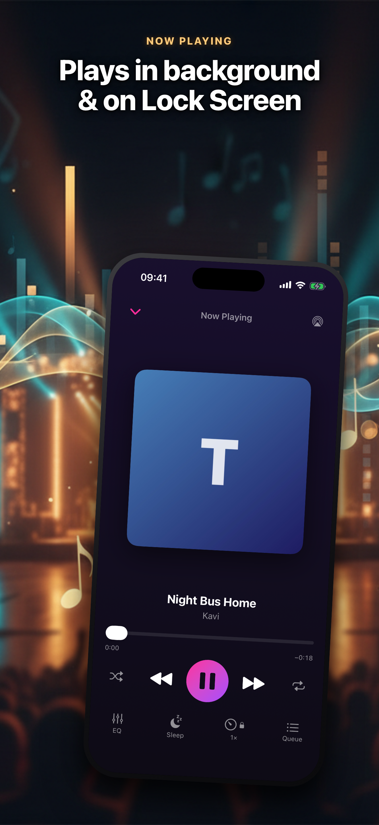 Tunio – Offline Music Player screenshot 2