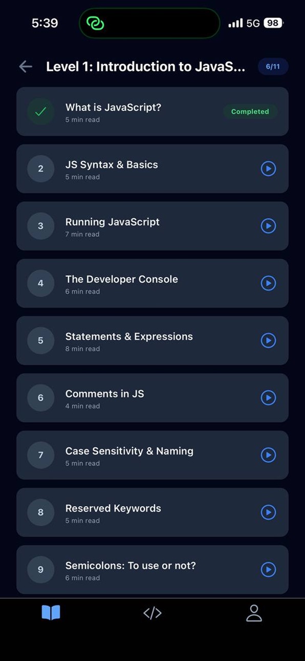 iPhone screenshot