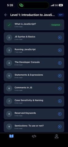 Learn Javascript Coding screenshot