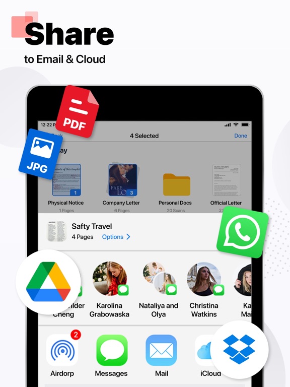 PDF Scanner・Doc Scanner App iPad screenshot 8 - Productivity app