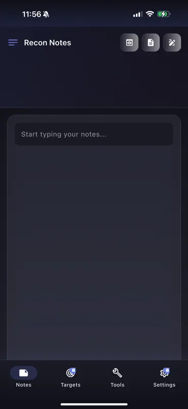ReconPad screenshot 2 of 3