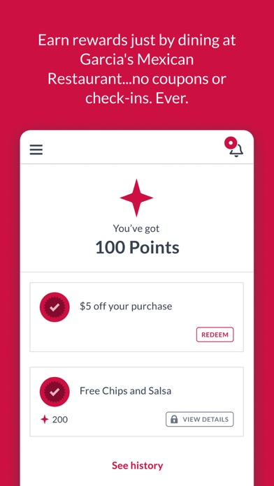 Garcia's Mexican Restaurant iPhone screenshot 1 - Food & Drink app