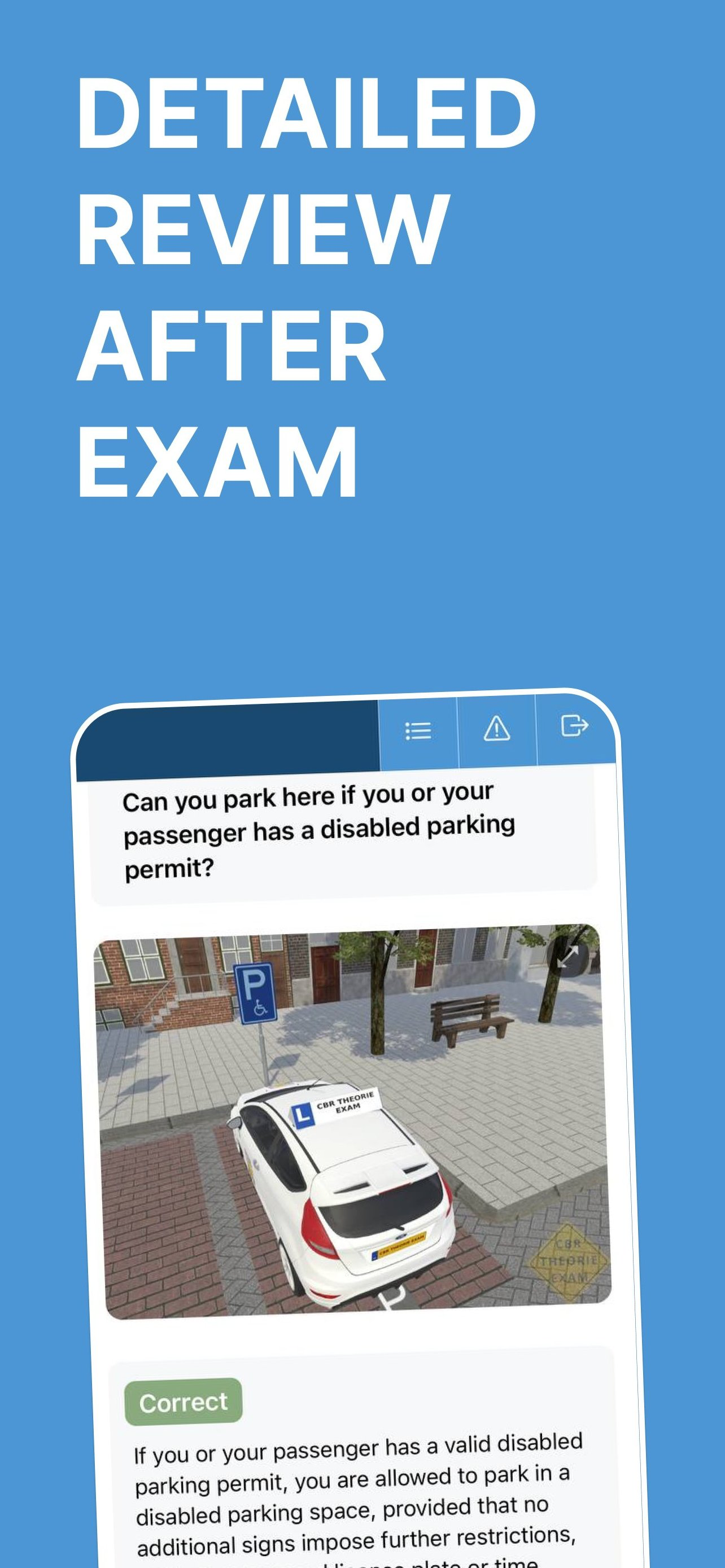 CBR Theorie Exam screenshot 4