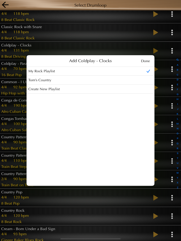 Drum Loops & Metronome iPad screenshot 7 - Music app