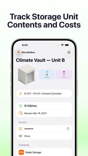 MoveMyBox - Box Inventory screenshot 3
