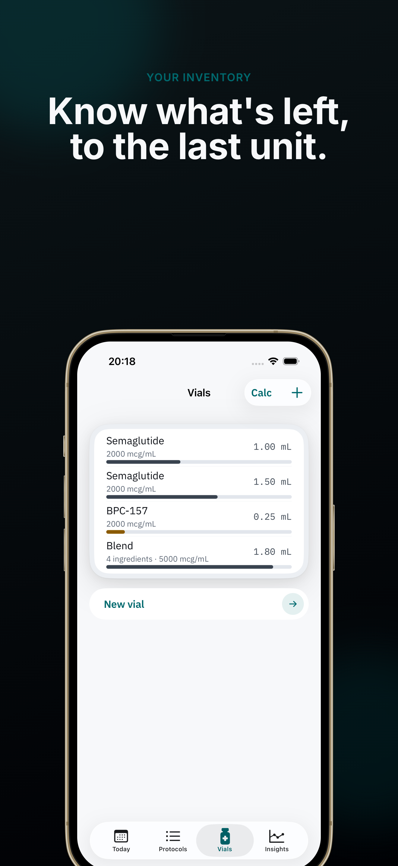 Peptra: Peptide Dose Tracker screenshot 3