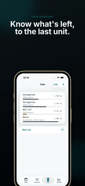 Peptra: Peptide Dose Tracker screenshot 3