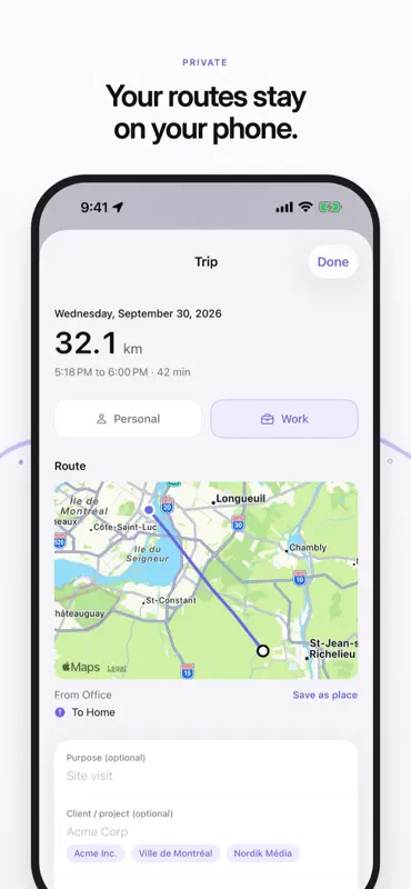 Odie - Mileage Tracker screenshot 6 of 7