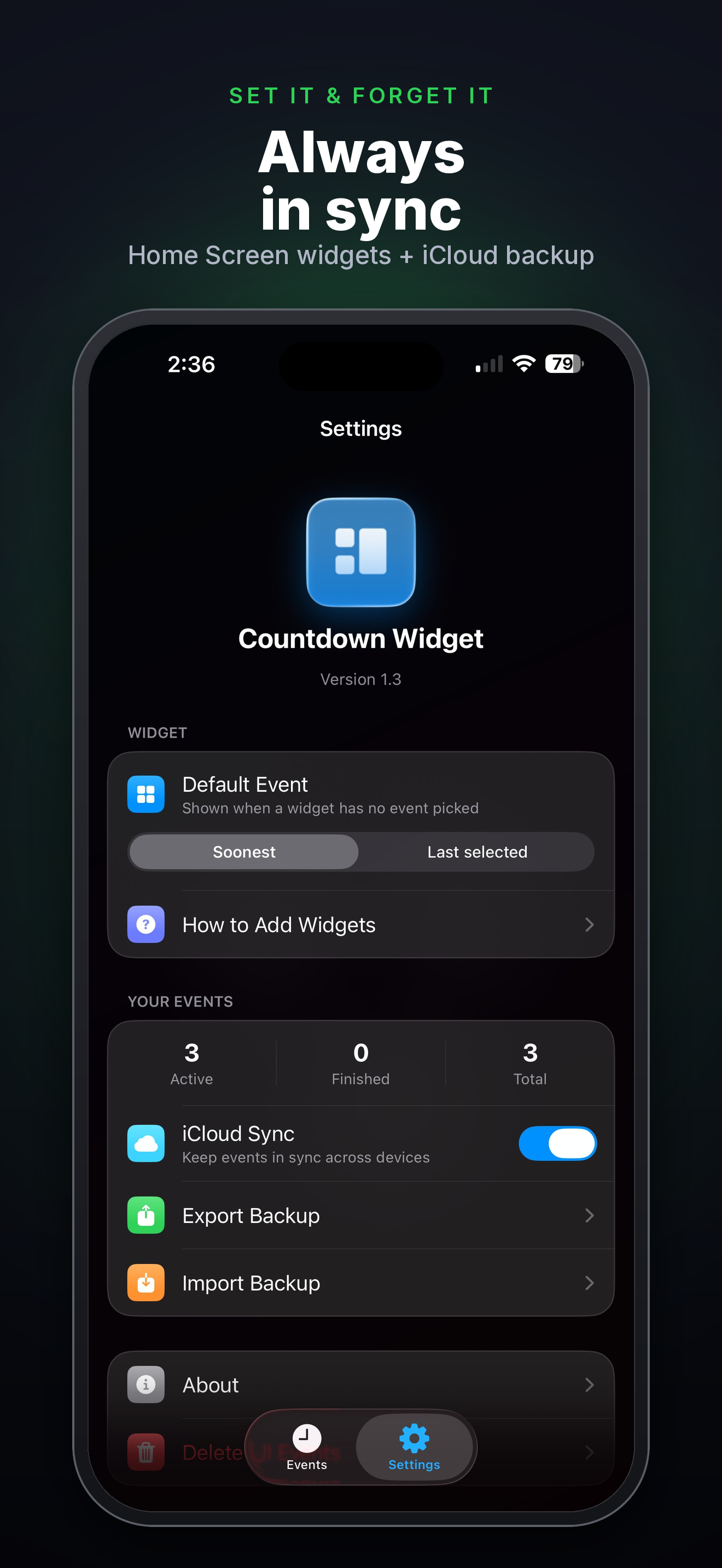 Countdown Widget Customizer screenshot 3