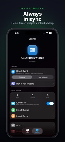 Countdown Widget Customizer screenshot