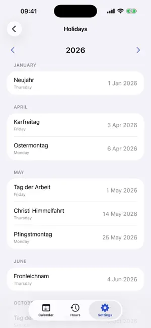 ShiftRoster: Dienstplan screenshot 4