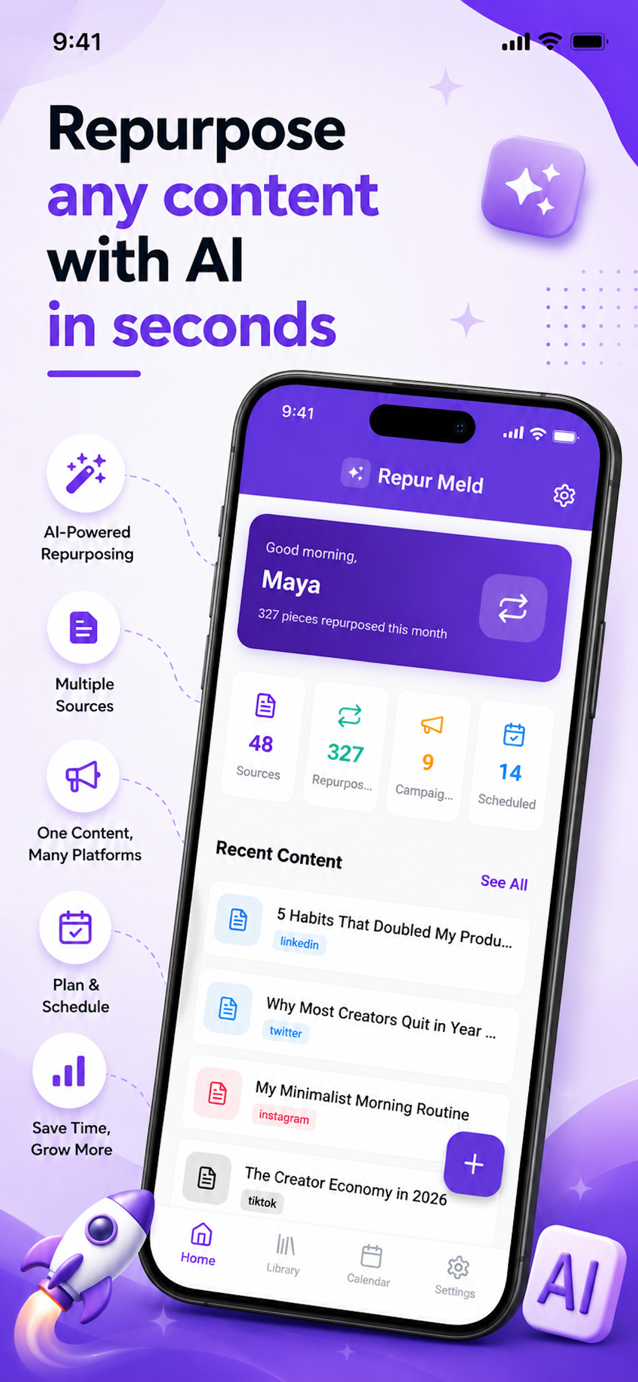 Repur Meld -AI Content Studio screenshot 6