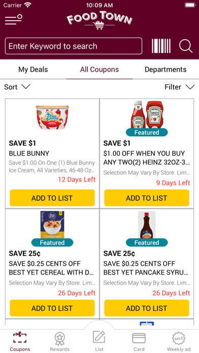 Houston Food Town Screenshot