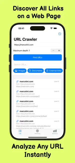 URL Crawler screenshot 1