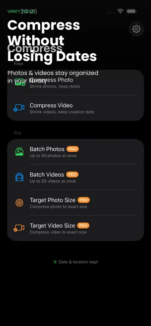 Compress: Photo & Video screenshot 1