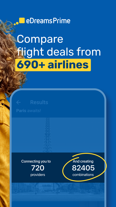eDreams: Flights, hotels, cars Screenshot