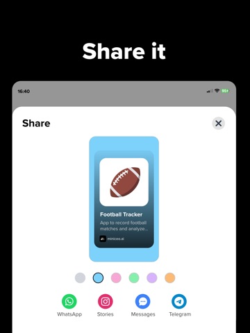 Miniceo: AI App Builder iPad screenshot