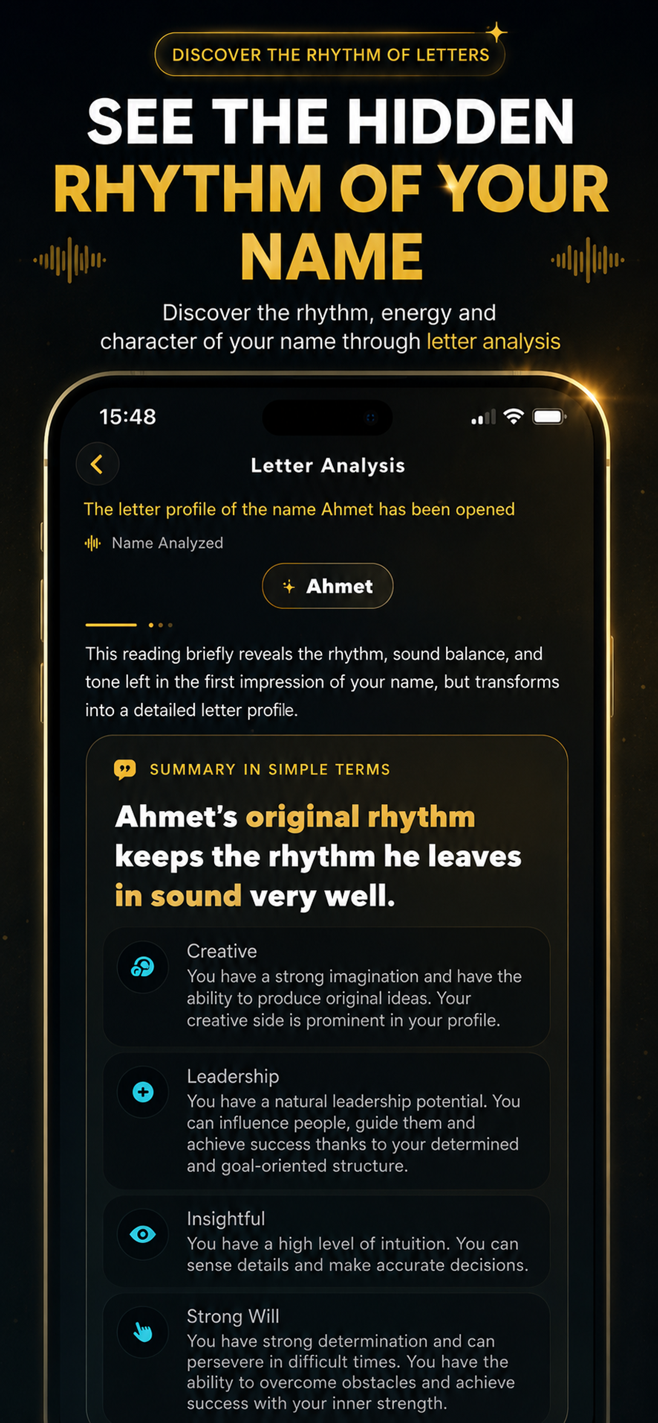 Ebcedia: Name Analysis screenshot 3