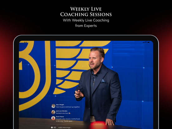 Millionaire Man Cave iPad screenshot 2 - Social Networking app