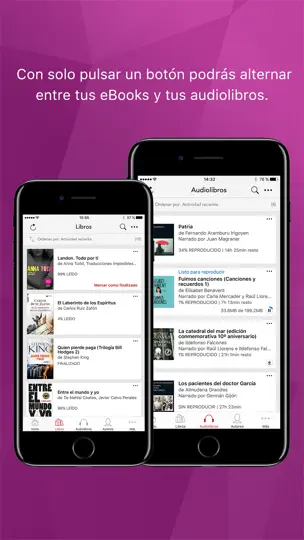 Captura de pantalla de Kobo Books en iPhone 2