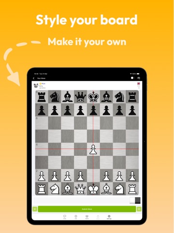 Red Hot Pawn Play Chess iPad screenshot