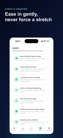 Flexibility: Splits Trainer iPhone screenshot