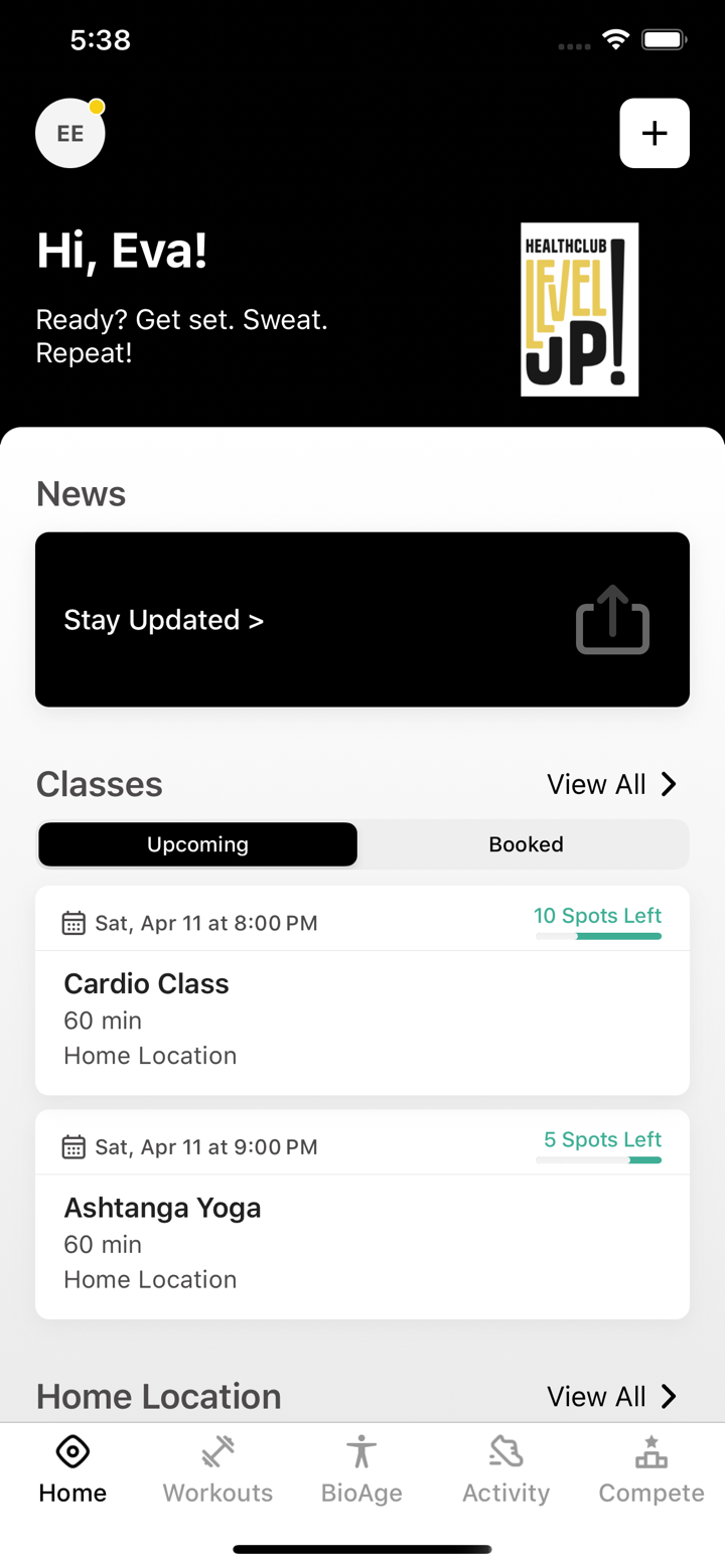 Healthclub Level Up screenshot 2