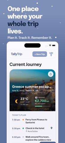 TallyTrip: Travel Planner screenshot