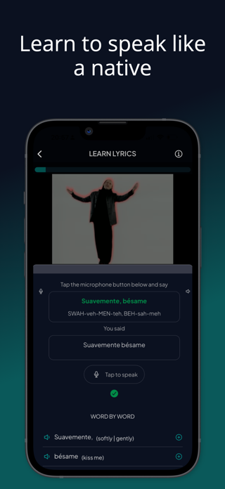 LyricFluent: Learn Languages Screenshot 6 of 10