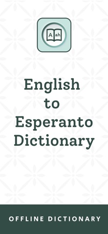 Esperanto Dictionary screenshot