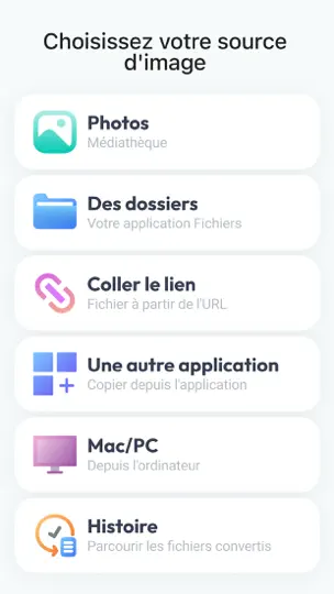 Capture d'écran de Convertisseur JPG PNG HEIC GIF sur iPhone 1