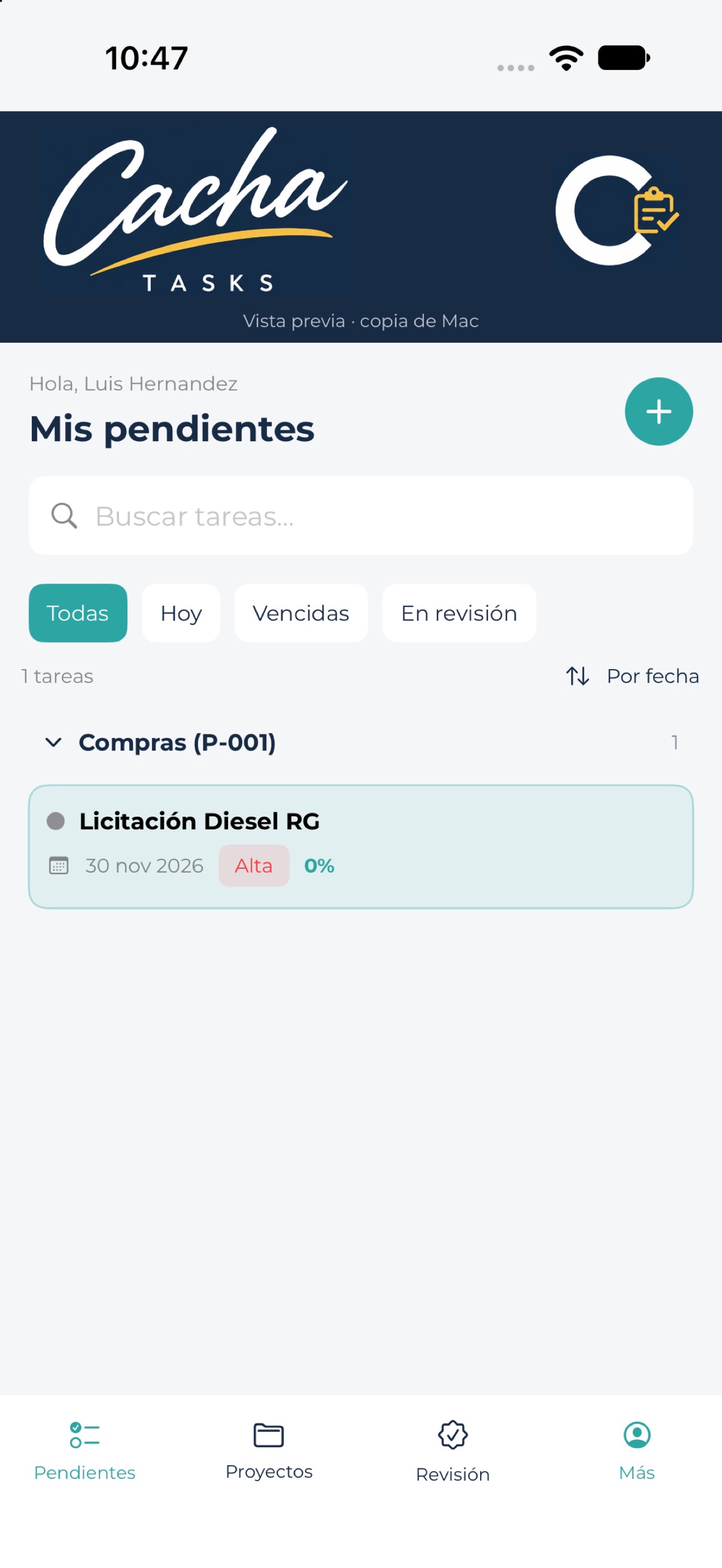 Screenshot 2 of Cacha Tasks