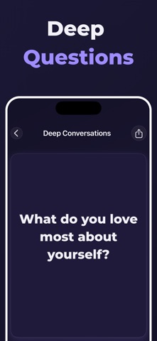 Deep Questions & Conversations iPhone screenshot