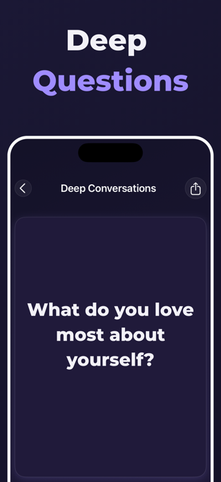 Deep Questions & Conversations Screenshot 2 of 4