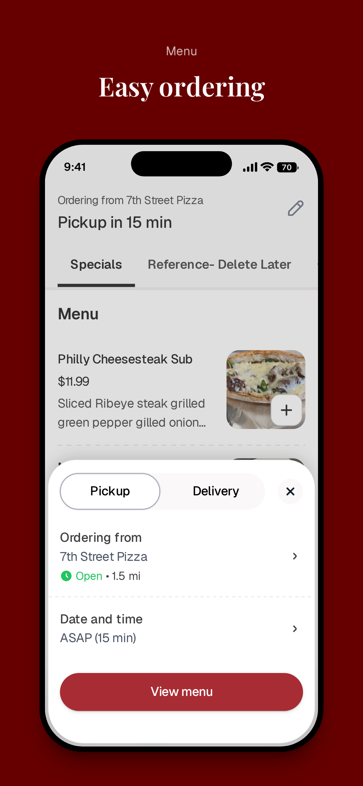 7th Street Pizza screenshot 3