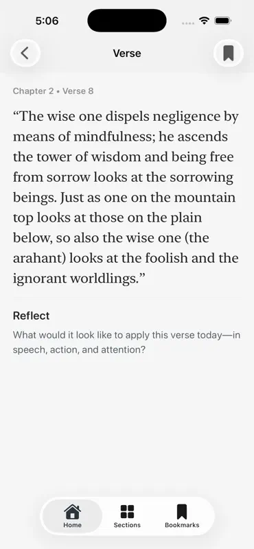 Daily Dhammapada screenshot 6 of 7