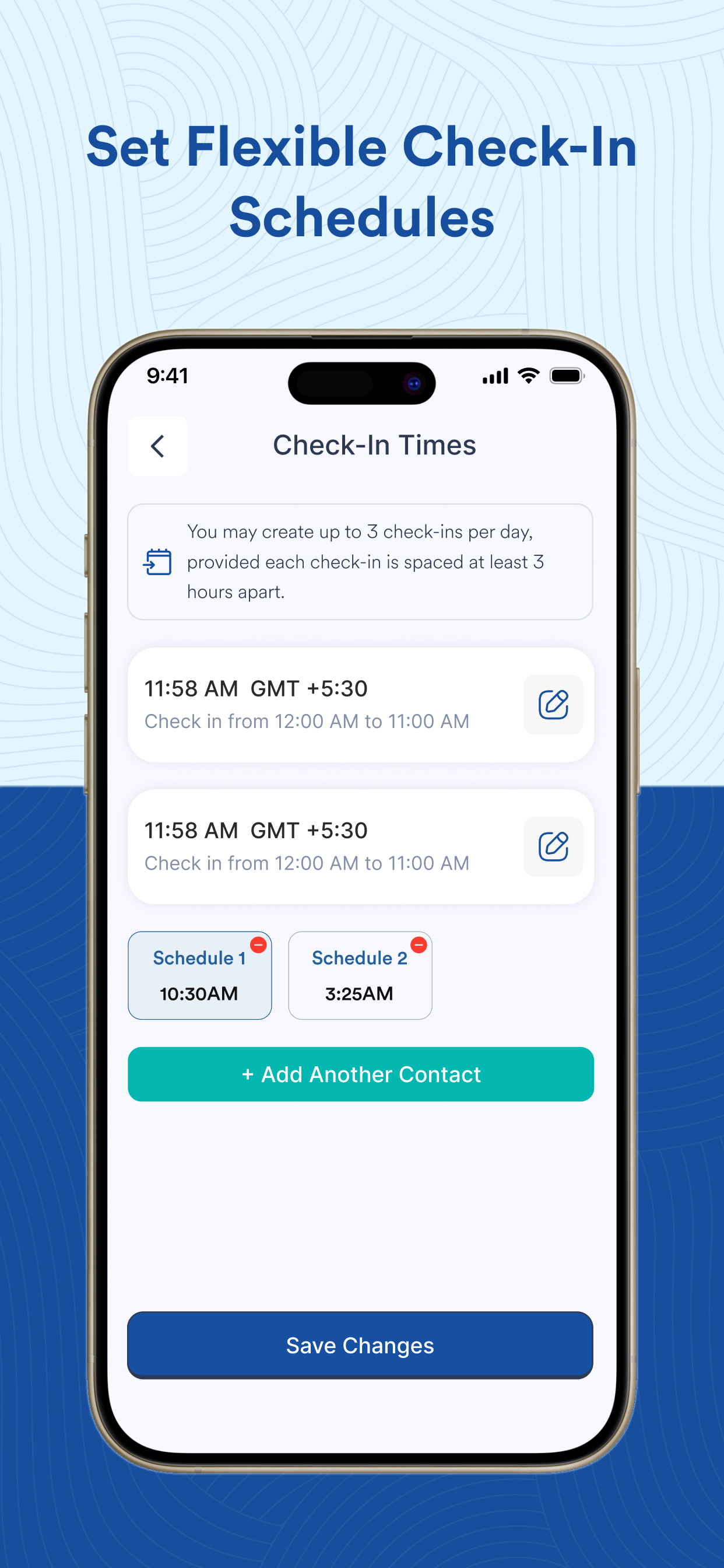 Cairegiver Check-in