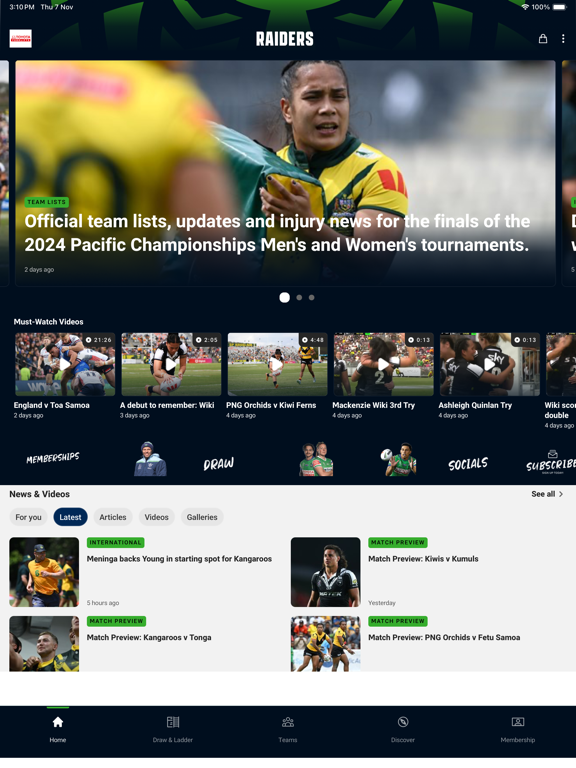 Screenshot #4 pour Canberra Raiders