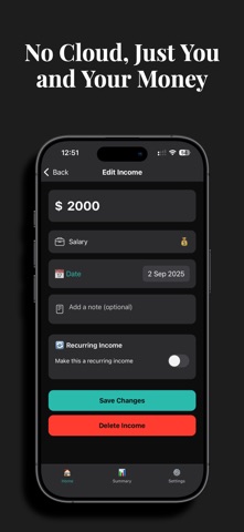 Moniqa - Budgeting App screenshot