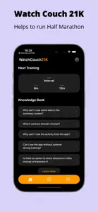 WatchCouch21K Runner screenshot #1 for iPhone