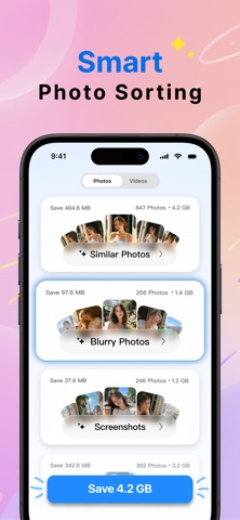 AI Photo Cleanup & Cache Clear iPhone screenshot