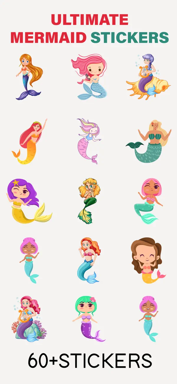 Screenshot #1 pour Ultimate Mermaid Stickers