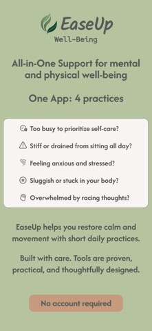 EaseUp Well-being Screenshot 1 of 6