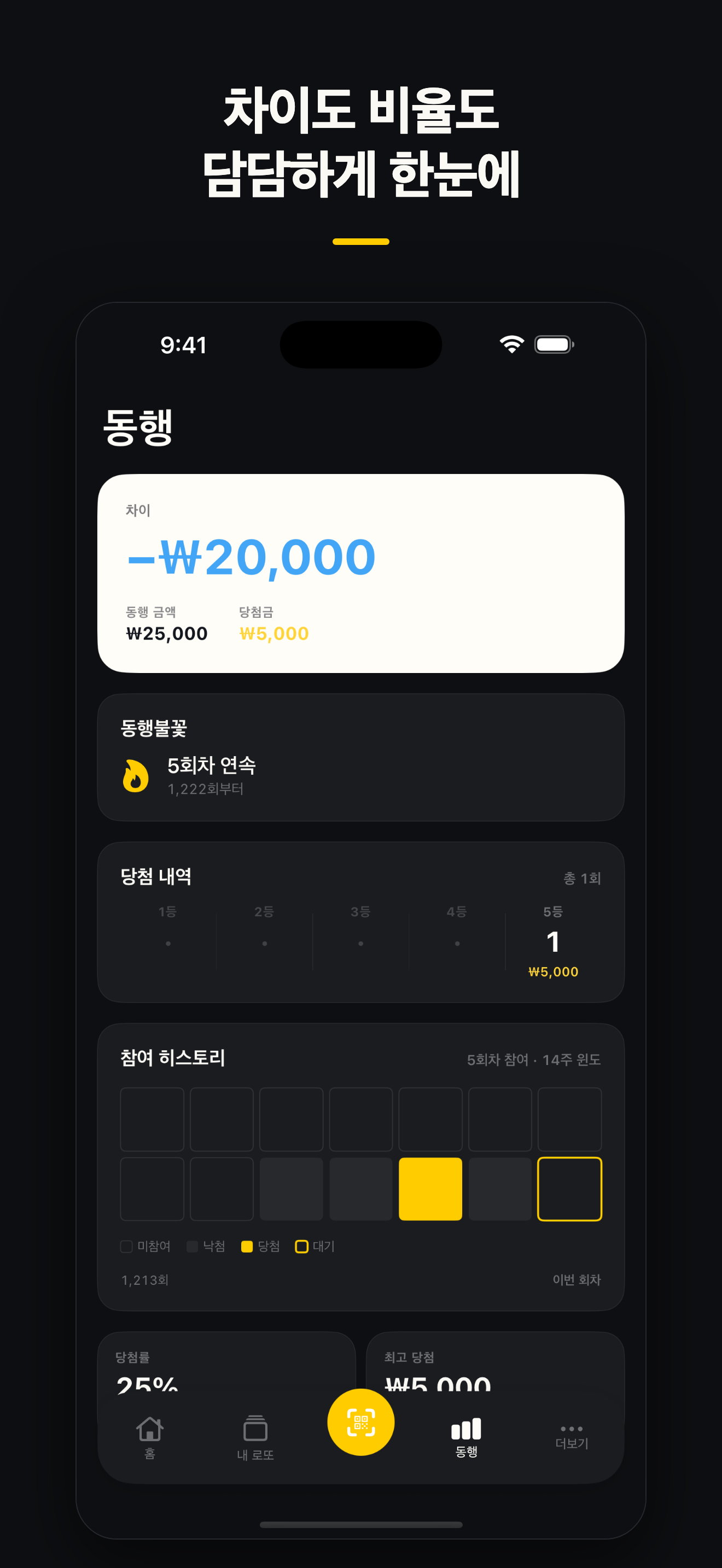로또장부 - QR스캔·회차연속 기록 screenshot 3